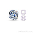 Блестящий D Color 6 мм Asscher Cut Moissanite Loose